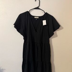 Universal Thread Black Midi Dress